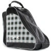 SFR Designer Skate Bag - Black Chequered -Skateboard Shop sfr designer skate bag black chequered