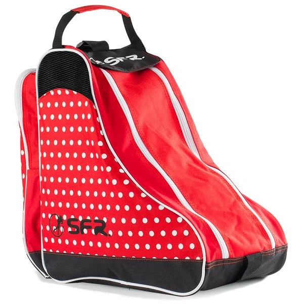 SFR Designer Skate Bag - Red Polka