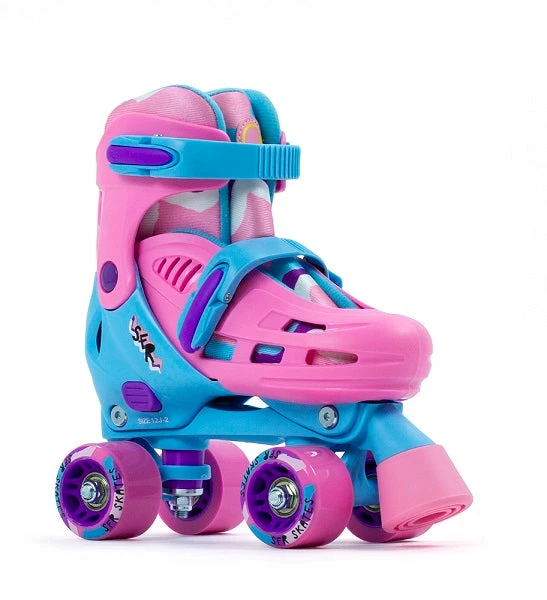 SFR Hurricane III Adjustable Roller Skates - Pink/Blue 3 SFR Hurricane III Adjustable Roller Skates - Pink/Blue
