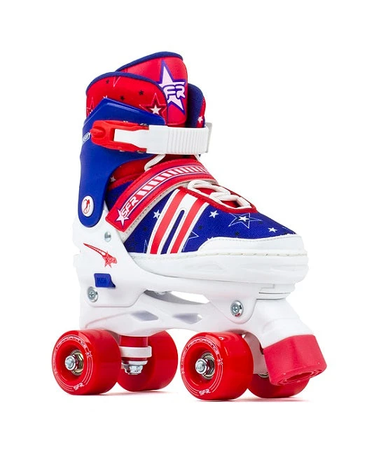 SFR Spectra Adjustable Roller Skates - Blue/Red 3 SFR Spectra Adjustable Roller Skates - Blue/Red