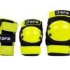 SFR Youth Ramp Triple Pad Set - Black/Lime 1 SFR Youth Ramp Triple Pad Set - Black/Lime -Skateboard Shop sfr youth ramp triple pad set black lime