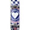 The Heart Supply Insignia Check Blue Skateboard - 8.0" -Skateboard Shop the heart supply insignia check blue skateboard
