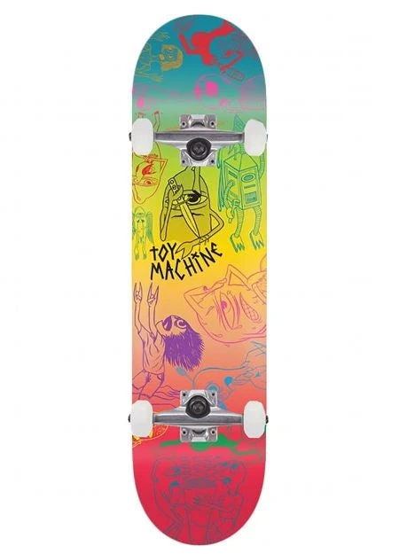 Toy Machine Characters II Skateboard - 8.0" 3 Toy Machine Characters II Skateboard - 8.0"