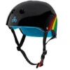 Triple 8 Sweatsaver Helmet - Black Rainbow Sparkle 1 Triple 8 Sweatsaver Helmet - Black Rainbow Sparkle -Skateboard Shop triple 8 sweatsaver helmet black rainbow sparkle