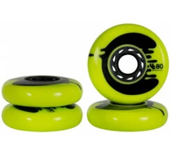 Undercover Cosmic Rosche Yellow Wheels Full Radius 80mm 86a - Set Of 4 -Skateboard Shop undercover cosmic rosche yellow wheels set